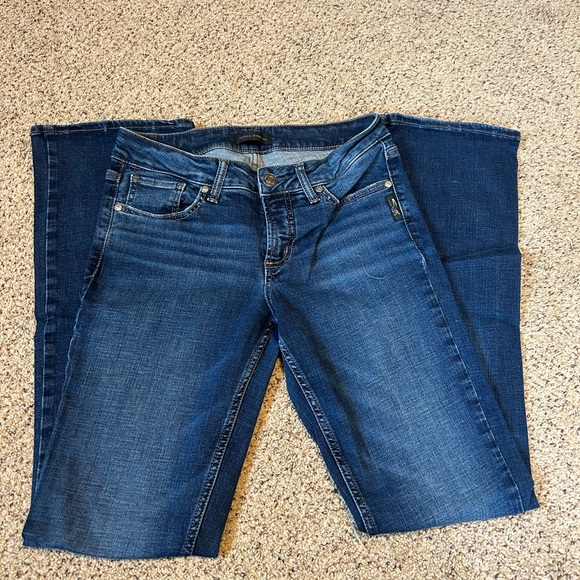 Silver Jeans Women’s Blue Boot Cut Denim - Picture 3 of 5